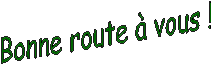 WordArt Bonne route